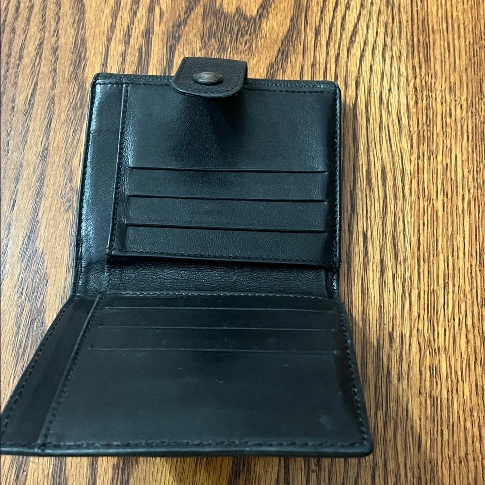Chanel Timeless Flap Vintage Wallet in Black Caviar Leather
